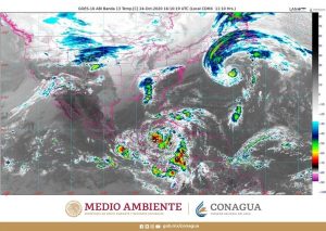 se prevén lluvias muy fuertes en Campeche, Chiapas y Tabasco