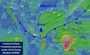 Emiten alerta gris por norte y lluvias que dejará frente frío 13 en Veracruz