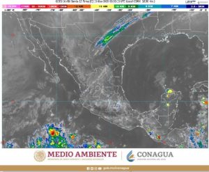 Durante la noche y madrugada, se pronostican lluvias fuertes para Chiapas, Quintana Roo y Tabasco