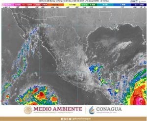Se pronostican lluvias torrenciales para Oaxaca y Veracruz, así como intensas para Chiapas, Puebla y Tabasco