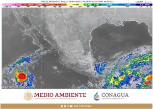 Se pronostican lluvias torrenciales en Chiapas, Oaxaca y Veracruz