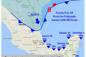 Activan Alerta Gris por Frente frío, lluvia y Norte en Veracruz