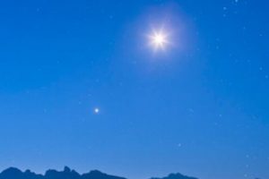La Estrella de Belén a unos días de ser visible en el invierno
