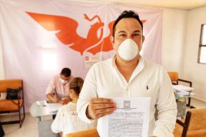 Se registra José Alfonso Mollinedo como precandidato de Movimiento Ciudadano a la alcaldía de Jalapa, Tabasco