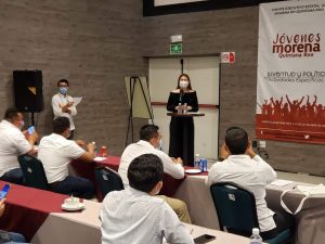 Inaugura Anahí González ciclo de conferencias de la juventud de MORENA