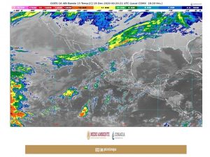 Se pronostican lluvias muy fuertes en el norte de Chiapas, el oriente de Oaxaca y el sur de Veracruz