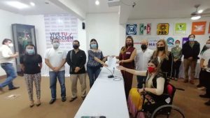 Presentan carta de intención de la coalición ‘Juntos haremos historia’ entre Morena, PT, PVEM y MÁS