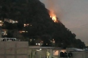 Incendio afecta cuatro hectáreas en el Ajusco, en Ciudad de México