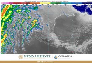 Para esta noche, se prevén lluvias muy fuertes en Oaxaca y Veracruz, y evento de Norte en el litoral del Golfo de México