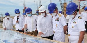 Supervisa el gobernador, Mauricio Vila la primera etapa de construcción del Hospital General Naval de Progreso