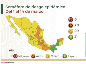 Campeche regresa a Semáforo Epidemiológico Verde