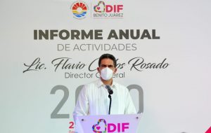 Rinde DIF Benito Juárez, informe de actividades 2020