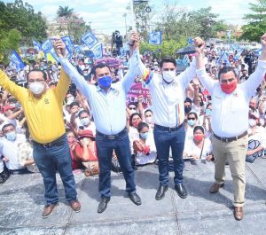 Nos unimos por la paz, la seguridad y la economía familiar en Campeche: Christian Castro Bello