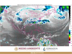 Mañana, se prevén lluvias puntuales fuertes en Chiapas, e intervalos de chubascos en Hidalgo, Oaxaca, Puebla y Veracruz