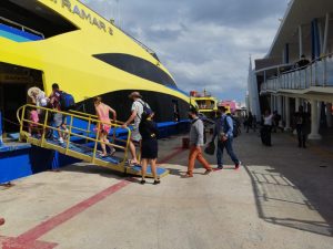 Un total de 826 mil 769 pasajeros se movieron en el primer bimestre de este año en las rutas Puerto Juárez-Isla Mujeres y Playa del Carmen-Cozumel