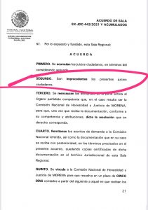 Rechaza Tribunal Electoral impugnación de Marybel Villegas a la candidatura de Mara Lezama