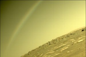 Explica NASA origen del «arcoíris» captado por el Perseverance en Marte