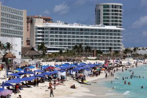 Arriba del 65 por ciento la ocupación hotelera en Cancún
