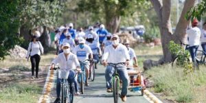 Más Mérida con mayor infraestructura ciclista, asegura Renán Barrera