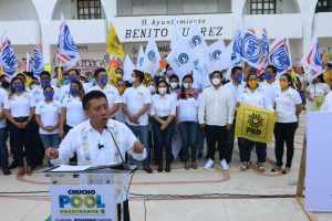 Chucho Pool hace un llamado a la unidad de los benitojuarenses para rescatar de la corrupción a Cancún