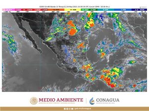 Para esta noche, se pronostican lluvias intensas en zonas de Chiapas y Oaxaca