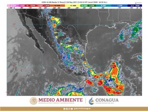 Se pronostican, para esta noche, lluvias intensas en Chiapas, Oaxaca y Tabasco
