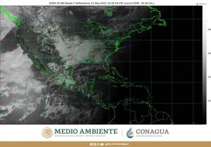 Para la Ciudad de México y el Estado de México, se pronostican lluvias puntuales fuertes