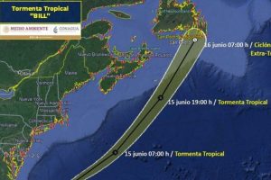 Se forma Bill, segunda tormenta tropical del Atlántico