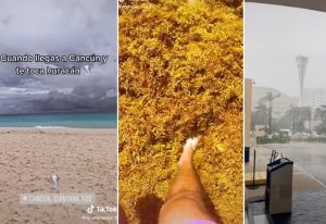 El sargazo, el «mal tiempo» y la publicidad falsa, han sido algunas de las quejas de turistas y usuarios de TikTok que visitan Quintana Roo
