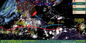 Pronostican calor y lluvias en la península de Yucatán