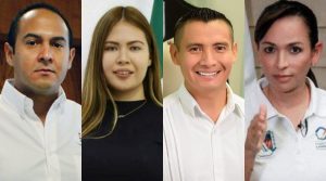 Aventajan por amplio margen los candidatos de la alianza Morena-PVEM-PT, Juan Carrillo, Anahí González, Alberto Batun y Laura Fernández