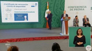 Salud lanza certificado de vacunación contra el Covid-19 para mexicanos