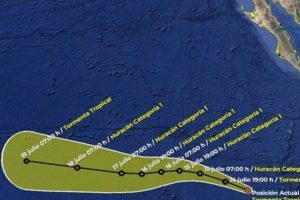 Se forma tormenta tropical ‘Felicia’ en el Pacífico mexicano