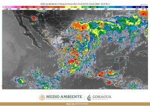 Para la Ciudad de México y el Estado de México se prevén lluvias fuertes
