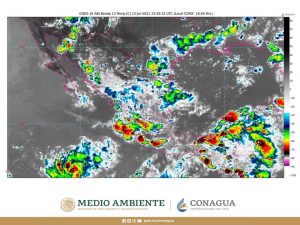 La Onda Tropical Número 10 generará lluvias intensas en zonas de Chiapas, Oaxaca y Veracruz