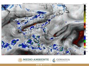 Lluvias intensas se prevén en Chiapas, Oaxaca y Veracruz, y muy fuertes en Guerrero, Puebla y Sonora