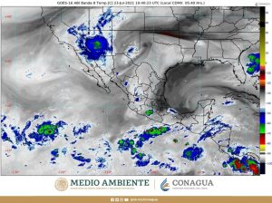 Lluvias muy fuertes con descargas eléctricas, se pronostican para hoy en Chihuahua, Durango, Nayarit, Sinaloa y Sonora
