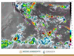 Prevalecerán las lluvias intensas en zonas de Chiapas, Oaxaca, Sinaloa y Sonora