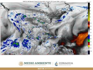 Una zona de baja presión con potencial de desarrollo ciclónico incrementará la probabilidad de lluvias intensas en regiones de Guerrero y Oaxaca