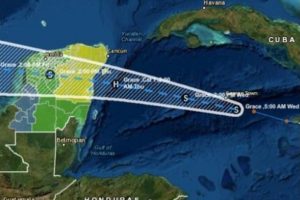 Emiten alerta amarilla por «Grace» en Quintana Roo