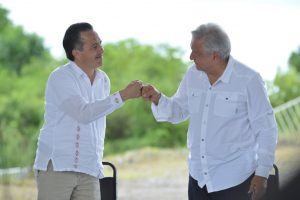 El Gobernador, Cuitláhuac García, confirma visita de AMLO a Veracruz para anunciar apoyos por “Grace”