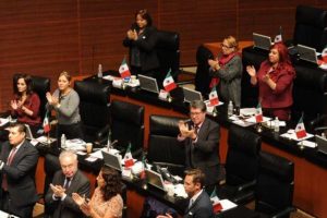 Senadores de Morena respaldan a Sánchez Cordero como su nueva presidenta