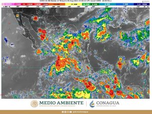Se pronostican lluvias intensas en Chiapas, Colima, Guerrero, Jalisco, Michoacán y Oaxaca