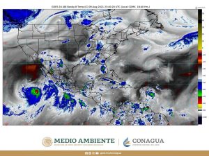 La zona de baja presión localizada al sur de las costas de Guerrero incrementó a 90 por ciento su probabilidad para desarrollarse a ciclónico tropical en 48 horas