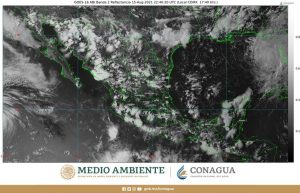 Lluvias de muy fuertes a intensas, se pronostican en zonas de Yucatán, Campeche, Chiapas, Oaxaca y Tabasco