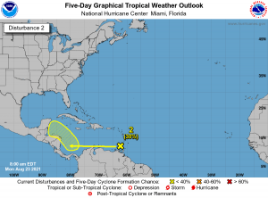 Se perfila desde el Atlantico la tormenta tropical «Metástasis” a Quintana Roo