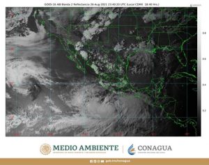 Para la noche de hoy se pronostican lluvias de intensas a torrenciales en Chiapas, Guerrero, Oaxaca y Veracruz