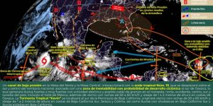 Pronostican calor y lluvias para la península de Yucatán