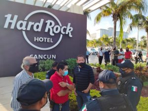 Aflora violencia y terrorismo de la CROC por hoteles Hard Rock en Cancún, Riviera Maya y Cabos