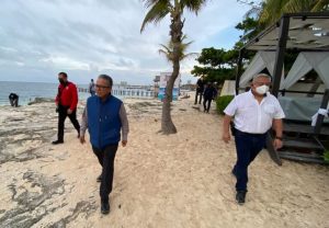 El Fiscal General del Estado, Maestro Oscar Montes de Oca, supervisó Playa Tortugas